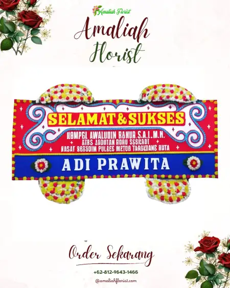 Papan Bunga Ucapan Selamat Morang